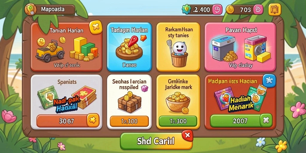 Screenshot menunjukkan karakter utama siap beraksi.