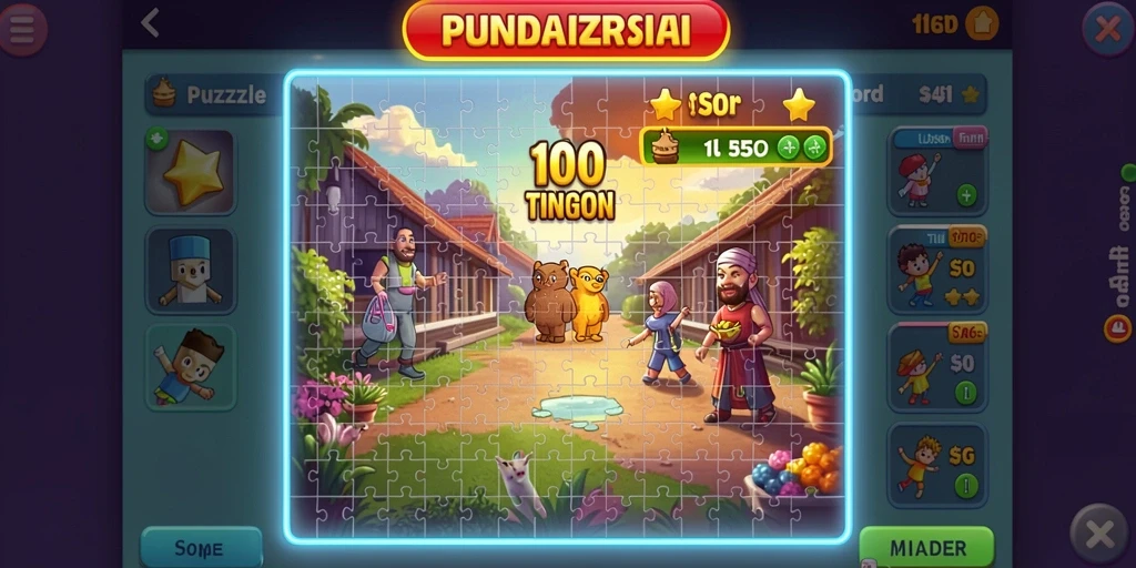 Tangkapan layar gameplay yang mendebarkan.