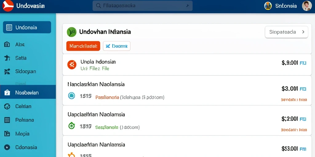 Tampilan antarmuka pengguna yang intuitif dan mudah digunakan.