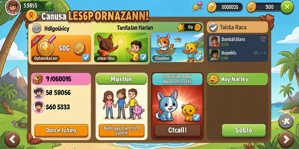 Screenshot menampilkan aksi seru dalam permainan.