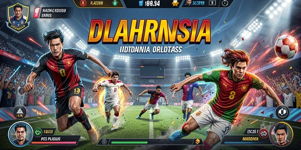Tampilan awal game yang menarik dan penuh warna.