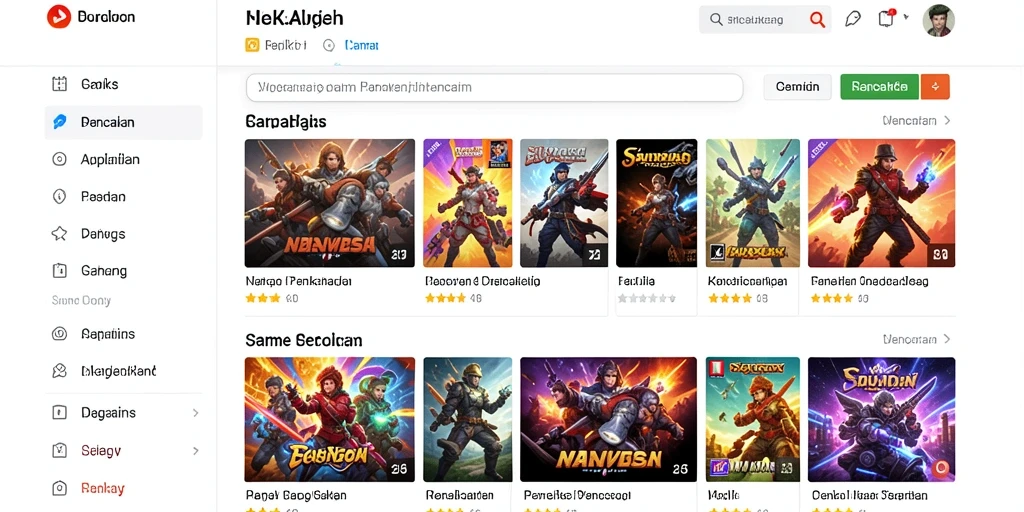 Tampilan antarmuka yang menarik dan ramah pengguna.