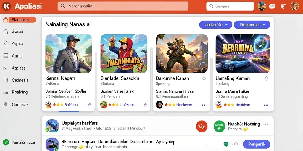 Tampilan antarmuka yang ramah pengguna.