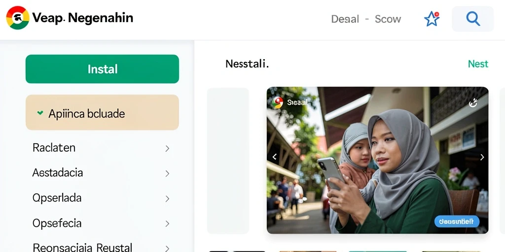 Antarmuka aplikasi yang intuitif dan menarik.