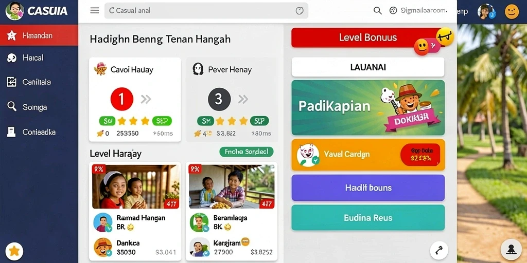 Tampilan awal IDN89 yang menarik dan mudah dipahami.