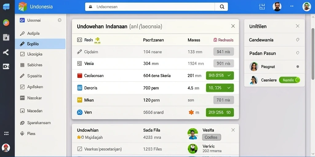 Tampilan antarmuka yang user-friendly.