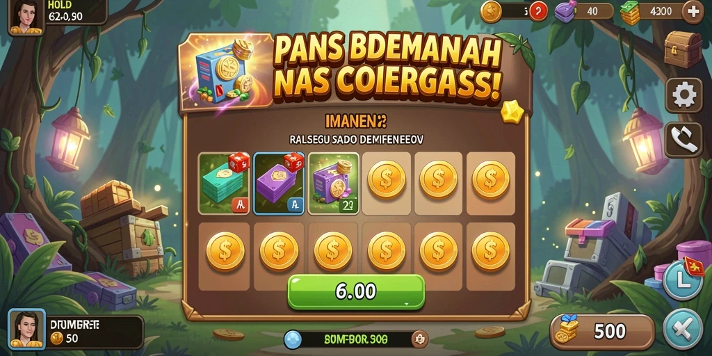 Screenshot menampilkan karakter utama dalam aksi epik.