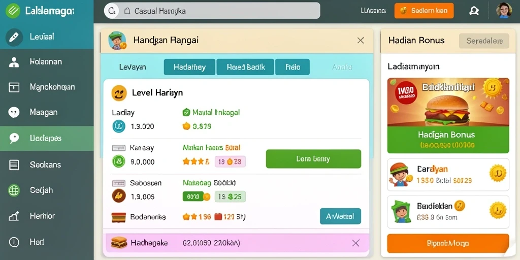 Tampilan antarmuka NGASO77 yang menarik dan intuitif.