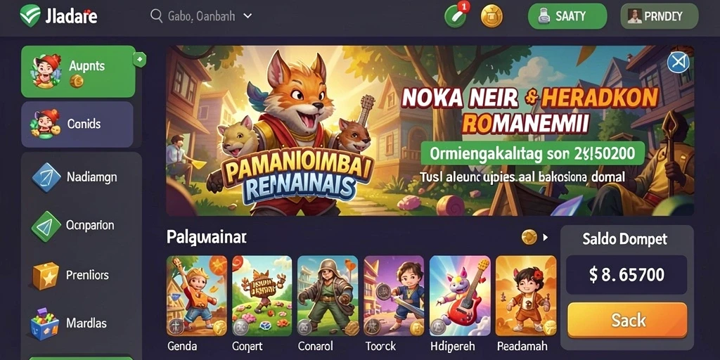 Tampilan antarmuka yang ramah pengguna.