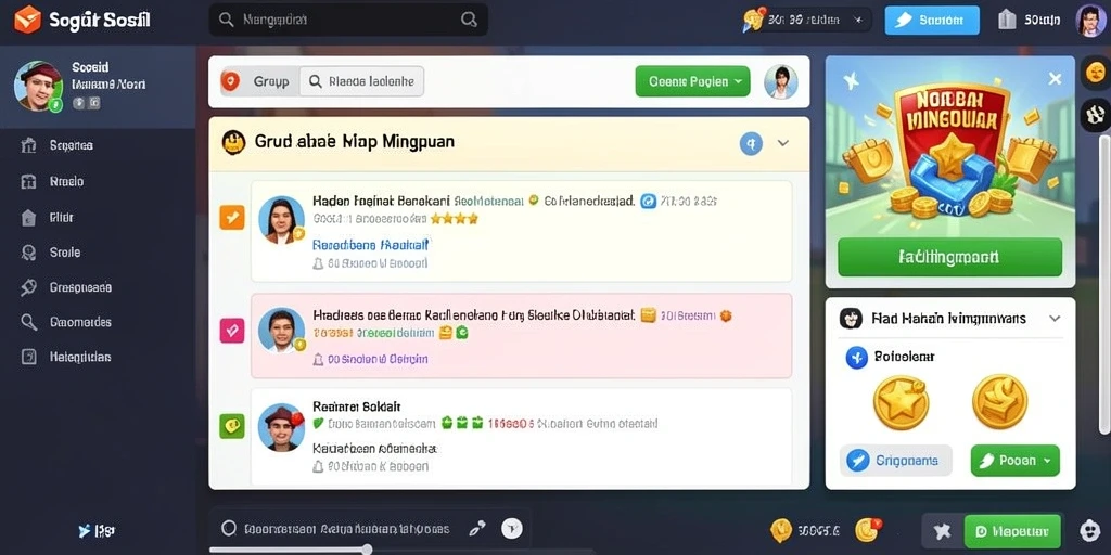 Tampilan antarmuka user-friendly dan intuitif.