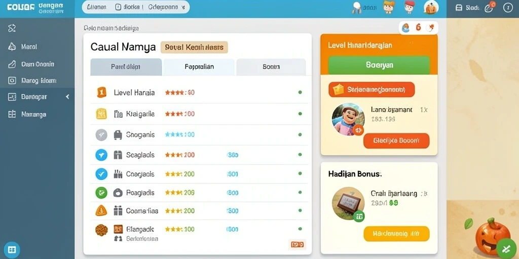 Tampilan antarmuka yang menarik dan mudah digunakan.
