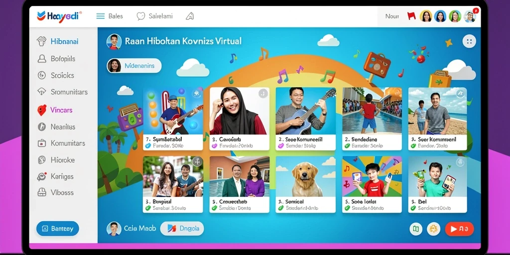 Screenshot menampilkan berbagai pilihan tema slot yang menarik.
